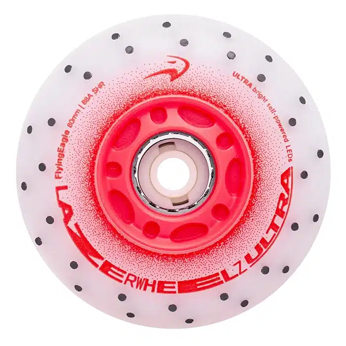 Світящiся колеса для роликів Flying Eagle Lazerweels Ultra Spark Red Світящiся колеса для роликів Flying Eagle Lazerweels Ultra Spark Red