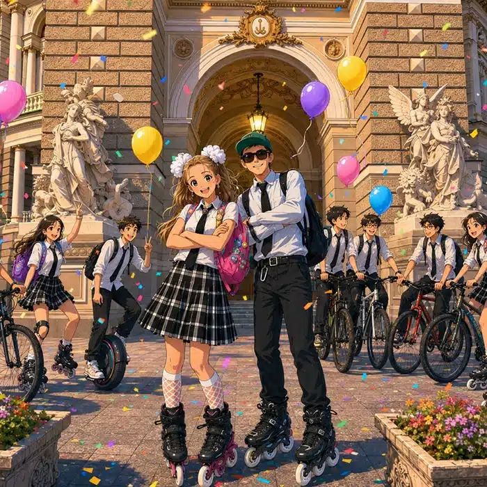 Костюмированная покатушка «Back to School» в Одессе!