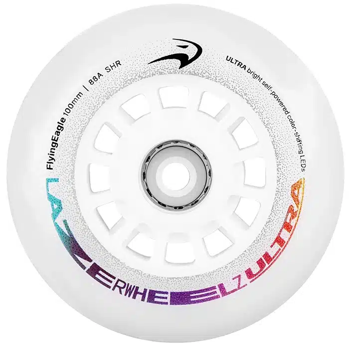 Светящиеся колеса для роликов Flying Eagle Lazerwheels Ultra color-shifting 100mm Светящиеся колеса для роликов Flying Eagle Lazerwheels Ultra color-shifting 100mm