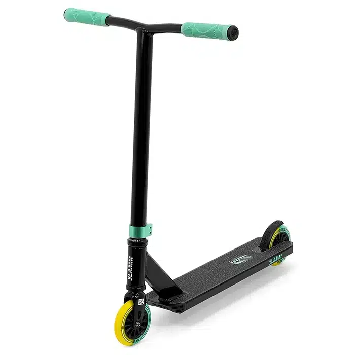 Трюковой самокат Slamm Classic Mini Pro black-green Трюковой самокат Slamm Classic Mini Pro black-green